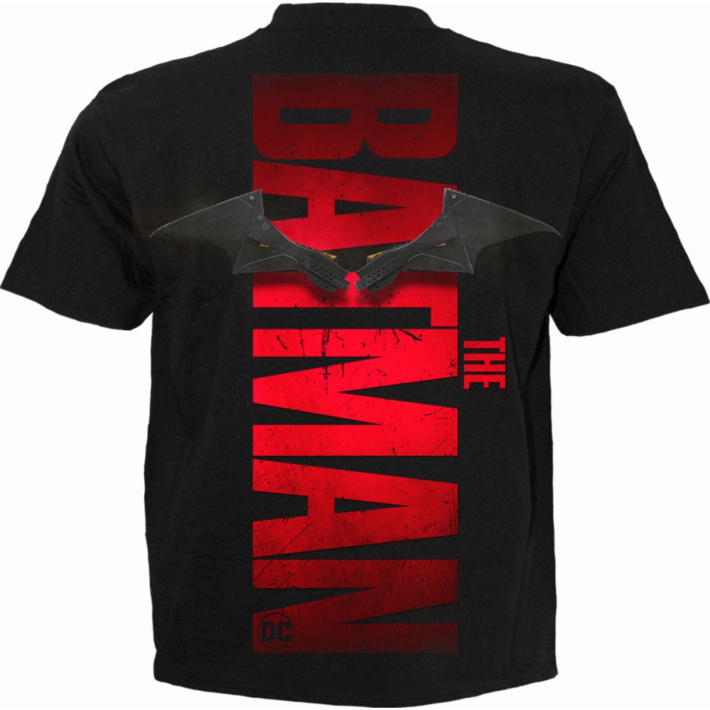 Spiral Batman - THE BATMAN - BATMOBILE Mens T-shirt - Black